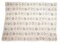 The Bead Chest White Bogolan Mali Mud Cloth - Handmade African Textile from West Africa - 40x64 Inches - Ideal for Home Decor, Boho Throw Blanket, Upholstery, or Crafts